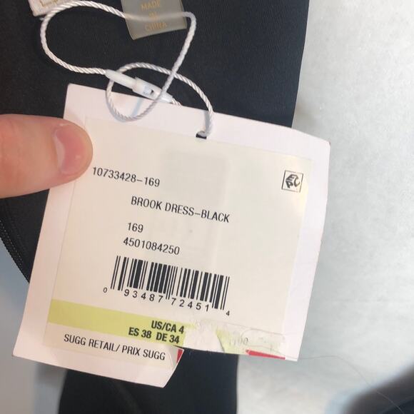 NWT papagallo black and gold lace dress - Picture 7 of 10